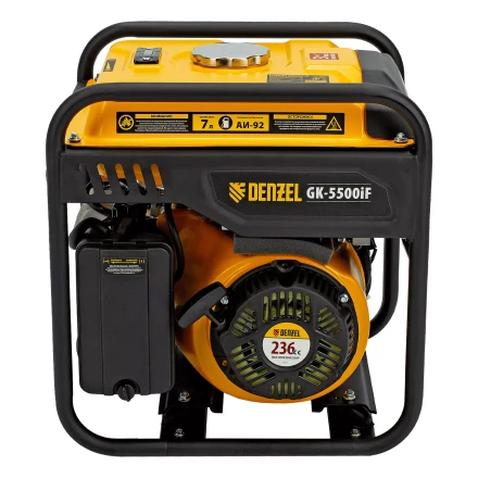 Генератор инверторный DENZEL GK-5500iF, 5,5 кВт, 230 В, ручной старт купить в Муравленко