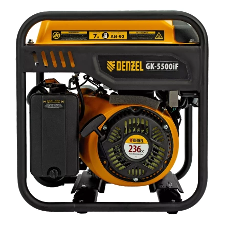 Генератор инверторный DENZEL GK-5500iF, 5,5 кВт, 230 В, ручной старт купить в Муравленко