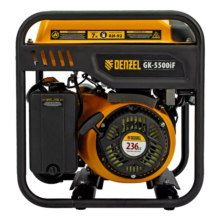Генератор инверторный DENZEL GK-5500iF, 5,5 кВт, 230 В, ручной старт купить в Муравленко