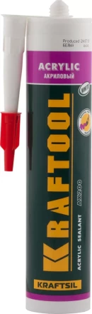 Герметик акриловый KRAFTOOL белый, 300мл 41251-0 купить в Муравленко