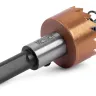 HSS-TiN коронка MESSER  24мм с центр. сверлом и толкающей пружиной для  лист. материала  до 2 мм ц/х купить в Муравленко