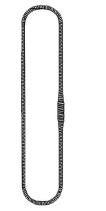 Строп канатный кольцевой СКК 1.6 т L=1.5 м  заплет купить в Муравленко