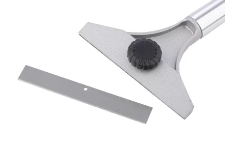 Скребок 100 мм фиксированное лезвие удлененная металлическая обрезиненная ручка MATRIX MASTER 79550 купить в Муравленко