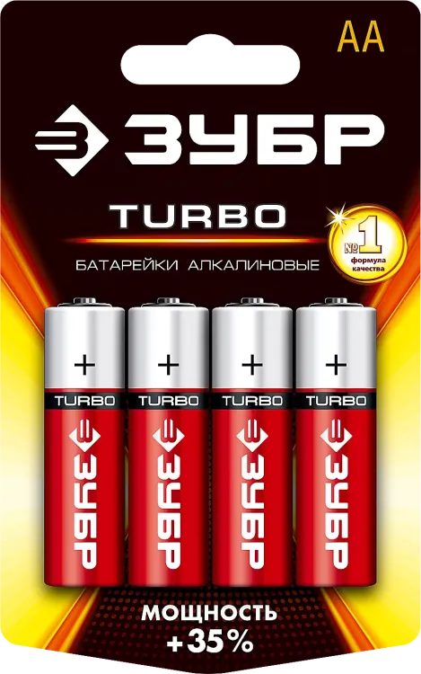 Батарейки TURBO алкалиновые AA 15В серия Без серии купить в Муравленко