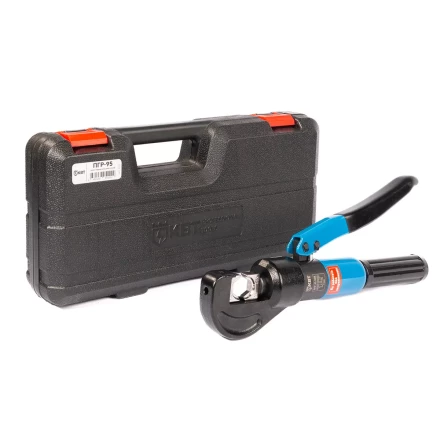 Пресс гидравлический ручной КВТ ПГР-95 для опрессовки наконечников до 95 мм (91809) купить в Муравленко