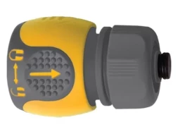 Соединитель для шланга 3/4" аквастоп двухкомпонентный PALISAD LUXE 66242