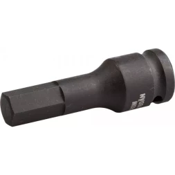 Торцовая головка KRAFTOOL "INDUSTRIE QUALITAT" ударная (1/2"), HEX, Cr-Mo, фосфатированная, H17 27950-17_z01