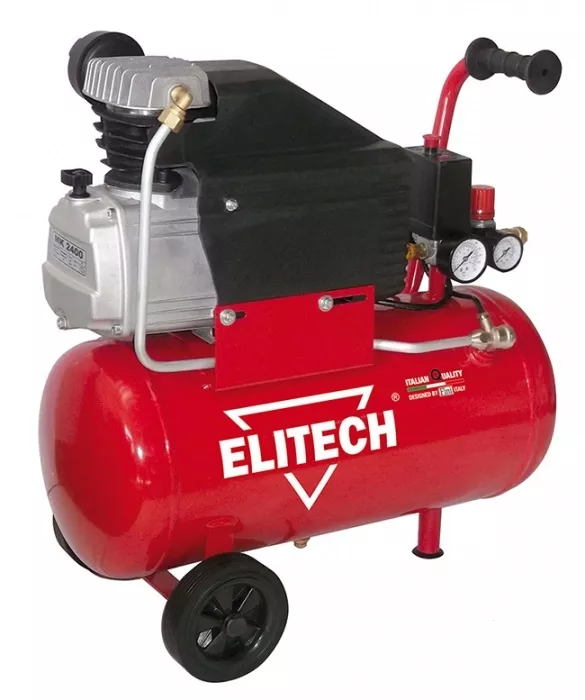 Компрессор масляный поршневой прямой привод Elitech МК 2400/24 СМ2 5К купить в Муравленко