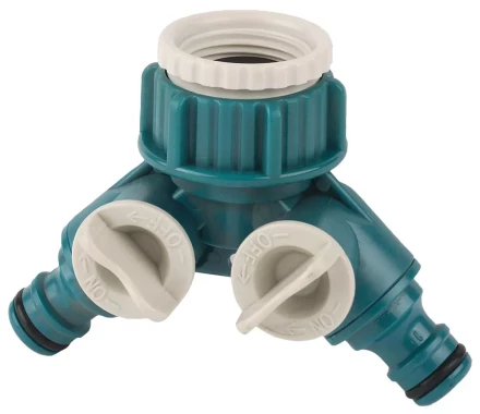 Распределитель двухканальный (резьба внешняя-соединитель), RACO &quot;Original&quot; 4250-55256C, 3/4&quot;x1&quot; 4250-55256C купить в Муравленко