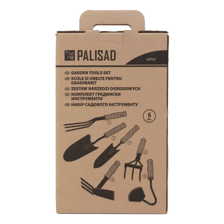 Набор садового инструмента Palisad 629127, пластиковые рукоятки, 6 предметов купить в Муравленко