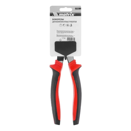 Бокорезы Matrix, 200 мм, хром-ванадий, двухкомпонентные рукоятки, 17792 купить в Муравленко