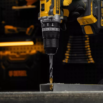 Сверло спиральное по металлу Denzel 9 x 125мм, Р6М5, Golden Tip, многогранная заточка, 718284 купить в Муравленко