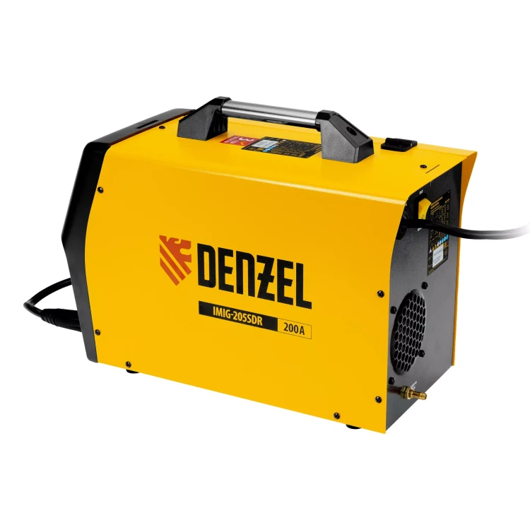 Аппарат инвертор. полуавтомат. cварки Denzel IMIG-205SDR, 200 А, ПВ 60%, катушка 5 кг купить в Муравленко