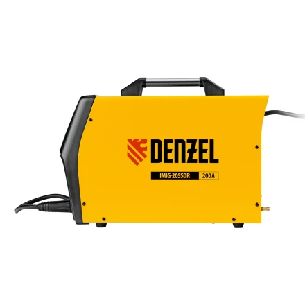 Аппарат инвертор. полуавтомат. cварки Denzel IMIG-205SDR, 200 А, ПВ 60%, катушка 5 кг купить в Муравленко