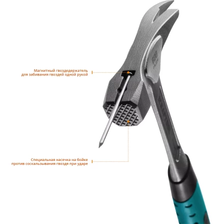 Молоток кровельщика цельнокованый THOR 20181 купить в Муравленко