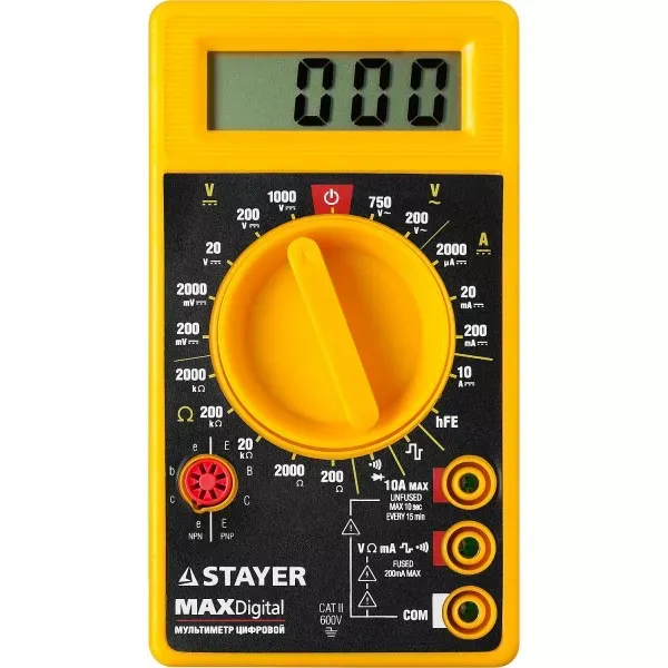 Мультиметр STAYER "MASTER" MAXDigital цифровой 45306 купить в Муравленко