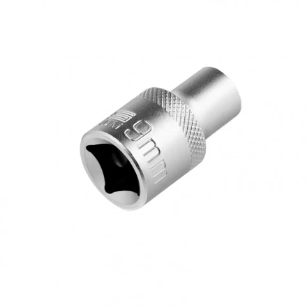 Головка торцевая 9 мм двенадцатигранная CrV под квадрат 1/2 хромированная Stels 13649 купить в Муравленко