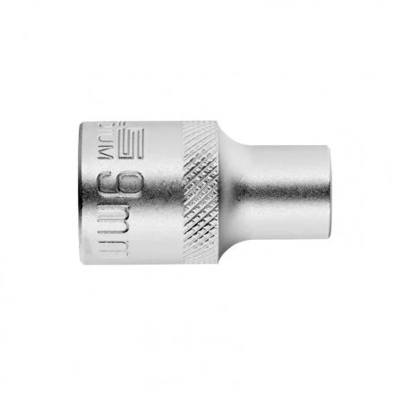 Головка торцевая 9 мм двенадцатигранная CrV под квадрат 1/2 хромированная Stels 13649 купить в Муравленко