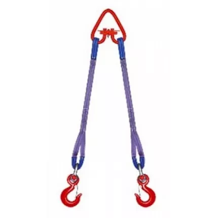 Строп текстильный двухветвевой 2СТ 10 т L=7 м SF7 240 мм Звено РТ-3 купить в Муравленко