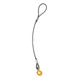 Строп канатный одноветвевой 1СК 3 т L=4 м с кч din 3.0 т канат din опрессовка