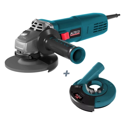 Угловая шлифмашина ALTECO AG 1400-125 ECS + Защитный кожух для пылеудаления ALTECO ADE 125 68946 купить в Муравленко