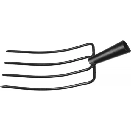 Вилы GRINDA кованые, навозные 4 круглых зубца, без черенка, 180х300мм 39720-4_z01 купить в Муравленко