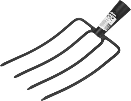 Вилы GRINDA кованые, навозные 4 круглых зубца, без черенка, 180х300мм 39720-4_z01 купить в Муравленко