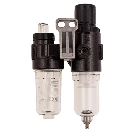 Блок подготовки воздуха регулятор-фильтр-лубрикатор FLR1500, 10 бар, 1500 л/мин, 1/4&quot; Denzel 57469 купить в Муравленко