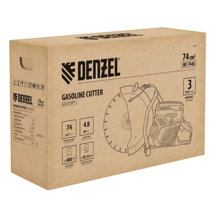 Бензорез DENZEL МС-7440, 74 см3, диаметр диска 400 мм купить в Муравленко