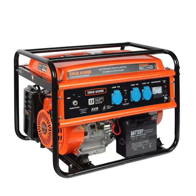 Бензогенератор Patriot Max Power SRGE-6500 E купить в Муравленко