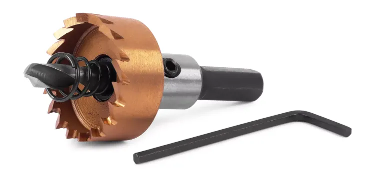 HSS-TiN коронка MESSER  26мм с центр. сверлом и толкающей пружиной для  лист. материала  до 2 мм ц/х купить в Муравленко