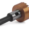 HSS-TiN коронка MESSER  26мм с центр. сверлом и толкающей пружиной для  лист. материала  до 2 мм ц/х купить в Муравленко