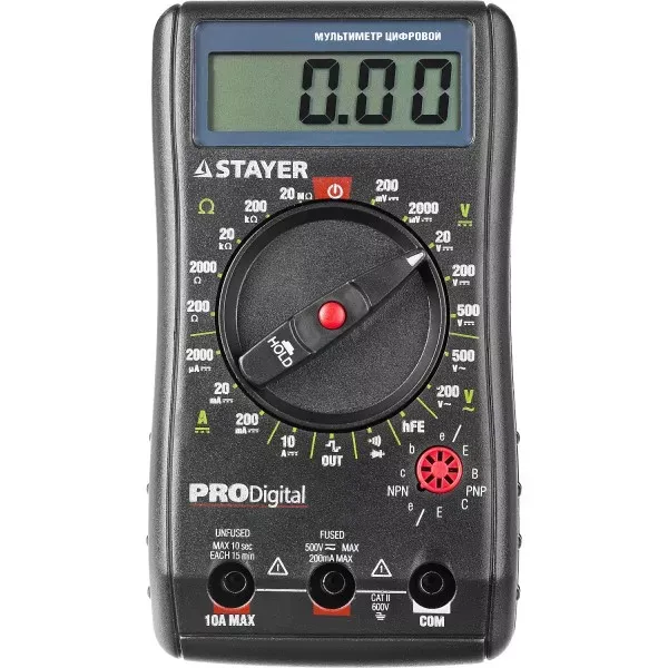 Мультиметр STAYER "PROFESSIONAL" PRODigital цифровой 45310 купить в Муравленко