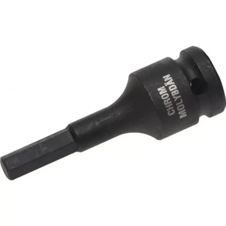 Торцовая головка KRAFTOOL &quot;INDUSTRIE QUALITAT&quot; ударная (1/2&quot;), HEX, Cr-Mo, фосфатированная, H8 27950-08_z01 купить в Муравленко