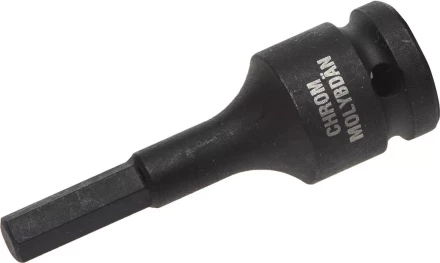 Торцовая головка KRAFTOOL &quot;INDUSTRIE QUALITAT&quot; ударная (1/2&quot;), HEX, Cr-Mo, фосфатированная, H8 27950-08_z01 купить в Муравленко