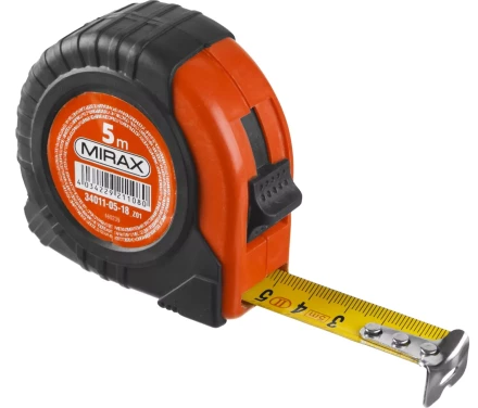 Рулетка MIRAX, обрезиненный пластиковый корпус, 5м/18мм 34011-05-18_z01 купить в Муравленко