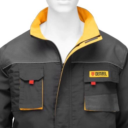 Куртка профессиональная рабочая, 65% полиэстер 35% хлопок, L// Denzel 90378 купить в Муравленко