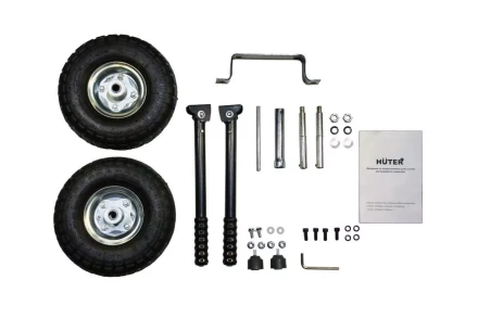 Комплект колёс и ручек для бензогенераторов DY6500, DY8000, DY9500, DY11000 L / LX / LX-3 / LXA / LXW Huter купить в Муравленко