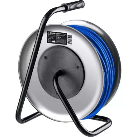 ЗУБР ПВС-325, ПВС, 3 x 2.5 мм2, 30 м, 4000 Вт, IP44, силовой удлинитель на стальной катушке, Профессионал (55102-30) купить в Муравленко