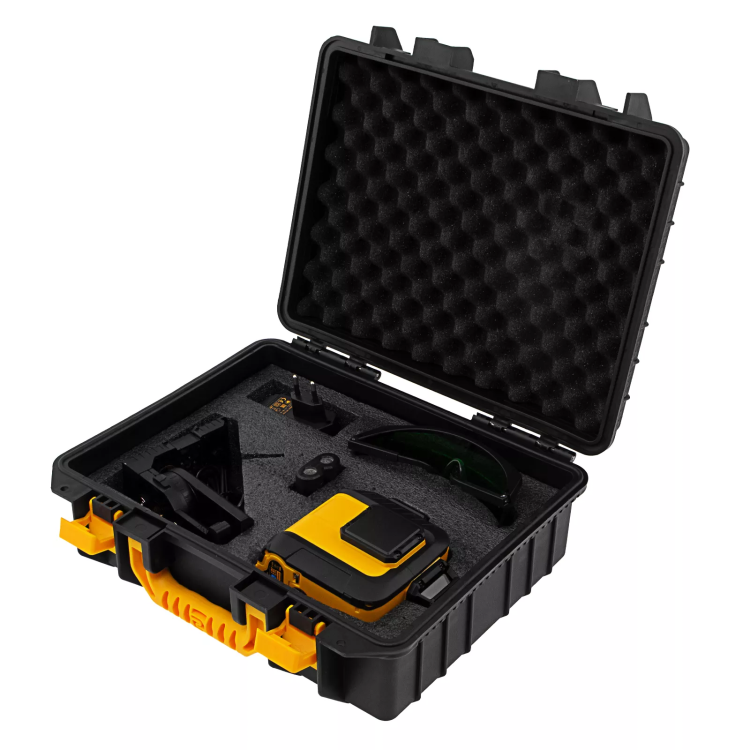 Лазерный уровень мультипризм. LXI 360-2 Green, 30 м, 520 нм, акк. Li 2800 mAh, резьба 1/4"// Denzel 35078 купить в Муравленко