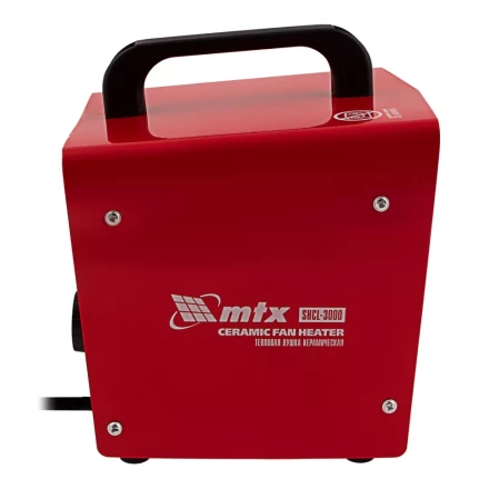 Тепловая пушка керамическая SHCL-3000, квадратная, 230 В, 480 м3/ч, 1/3 кВт// MTX 96403 купить в Муравленко