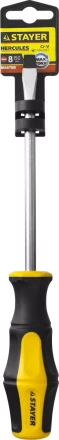 Отвертка STAYER &quot;MASTER&quot; &quot;HERCULES&quot;, Сr-V, противоскользящая рукоятка, SL8,0x150мм 25051-08-15_z02 купить в Муравленко