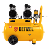 Компрессор безмасляный, малошумный Denzel DLS 1500/50, 1500 ВТ, 2x750, 50 л, 260 л/мин купить в Муравленко