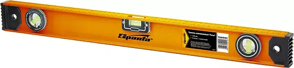 Уровень алюминиевый Рельс 1200 мм 3 глазка 1 поворотный  SPARTA 34052 купить в Муравленко