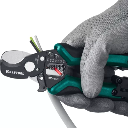 Кабелерез RC-11K со съемником изоляции 3в1 22696-3 купить в Муравленко