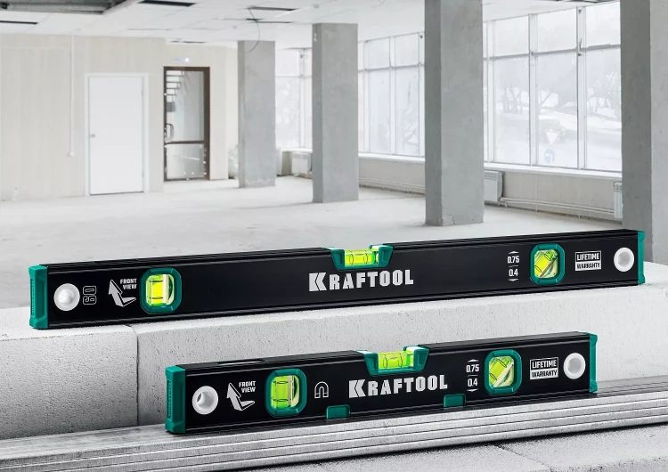Профессиональный магнитный уровень с зеркальным глазком KRAFTOOL 34785-100 купить в Муравленко
