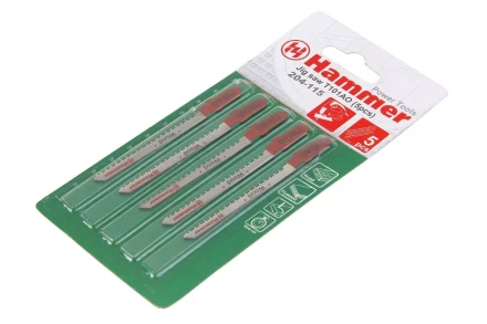 Пилки для лобзика HAMMER JG WD T101AO (5шт.) купить в Муравленко