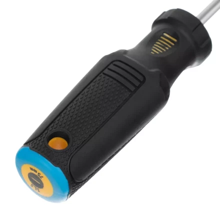 Отвертка SL5x75 мм, CrV, трехкомпонентная рукоятка Denzel 12194 купить в Муравленко