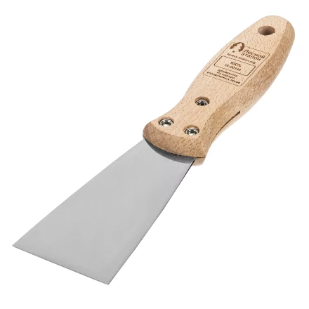 Шпательная лопатка из нержавеющей стали, 50 мм, буковая рукоятка, EFP Matrix 85611 купить в Муравленко