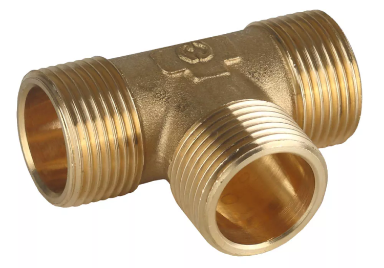 Тройник GENERAL FITTINGS латунь, ш/ш/ш, 3/4" 51054-3/4 купить в Муравленко